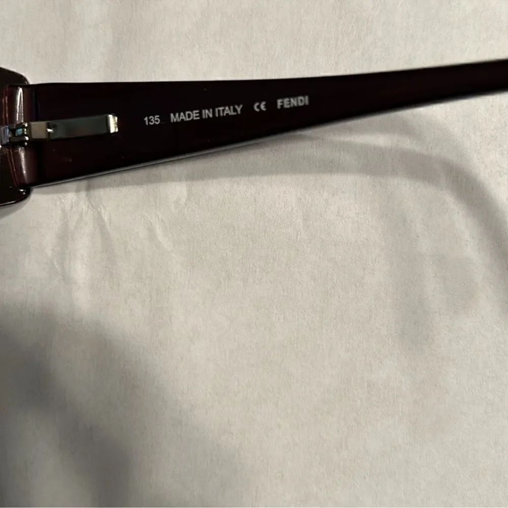 Authentic Fendi Optical Purple Rectangular Eyeglasses - Picture 6 of 8